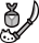 Insect glaive icon white 1